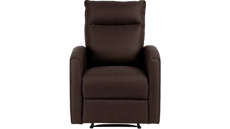 Solvane Reclinerfåtölj i tyg - Chokladbrun - Möbler - Stolar & fåtöljer - Fåtölj - Biofåtölj & reclinerfåtölj