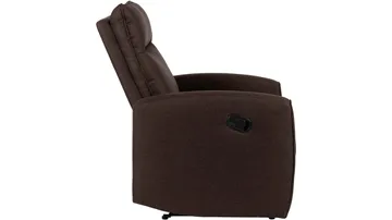 Solvane Reclinerfåtölj i tyg - Chokladbrun - Möbler - Stolar & fåtöljer - Fåtölj - Biofåtölj & reclinerfåtölj