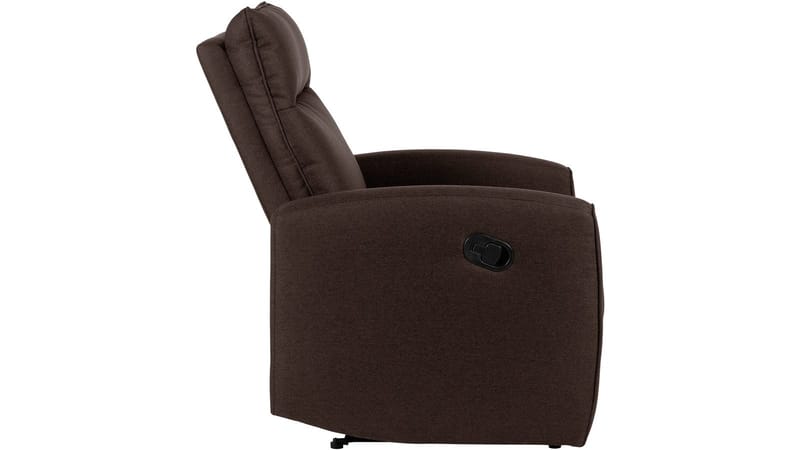 Solvane Reclinerfåtölj i tyg - Chokladbrun - Möbler - Stolar & fåtöljer - Fåtölj - Biofåtölj & reclinerfåtölj
