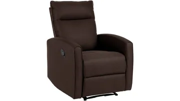 Solvane Reclinerfåtölj i tyg - Chokladbrun - Möbler - Stolar & fåtöljer - Fåtölj - Biofåtölj & reclinerfåtölj