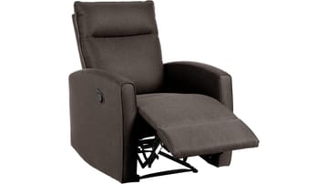 Solvane Reclinerfåtölj i tyg - Gråbrun - Möbler - Stolar & fåtöljer - Fåtölj - Biofåtölj & reclinerfåtölj