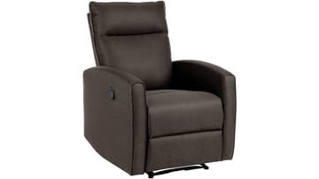 Solvane Reclinerfåtölj i tyg - Gråbrun - Möbler - Stolar & fåtöljer - Fåtölj - Biofåtölj & reclinerfåtölj