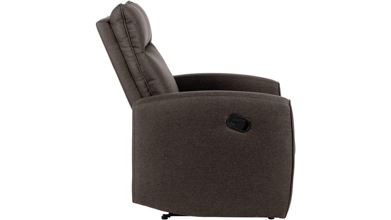 Solvane Reclinerfåtölj i tyg - Gråbrun - Möbler - Stolar & fåtöljer - Fåtölj - Biofåtölj & reclinerfåtölj