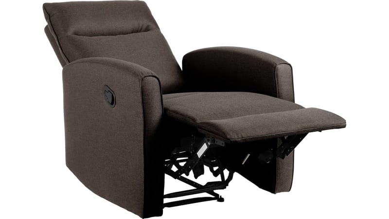 Solvane Reclinerfåtölj i tyg - Gråbrun - Möbler - Stolar & fåtöljer - Fåtölj - Biofåtölj & reclinerfåtölj
