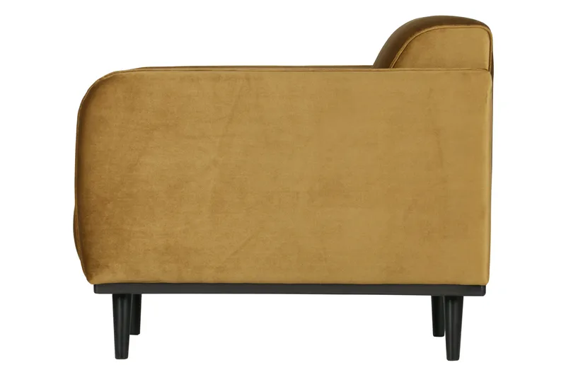 Statement Sammetsfåtölj - Honungsgul - Möbler - Stolar & fåtöljer - Fåtölj