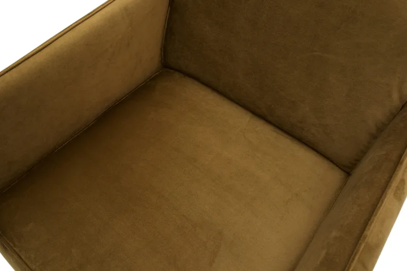 Statement Sammetsfåtölj - Honungsgul - Möbler - Stolar & fåtöljer - Fåtölj