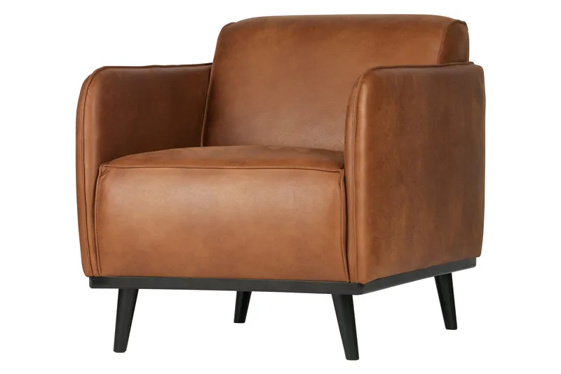 Statement Skinnfåtölj - Cognac - Möbler - Stolar & fåtöljer - Fåtölj