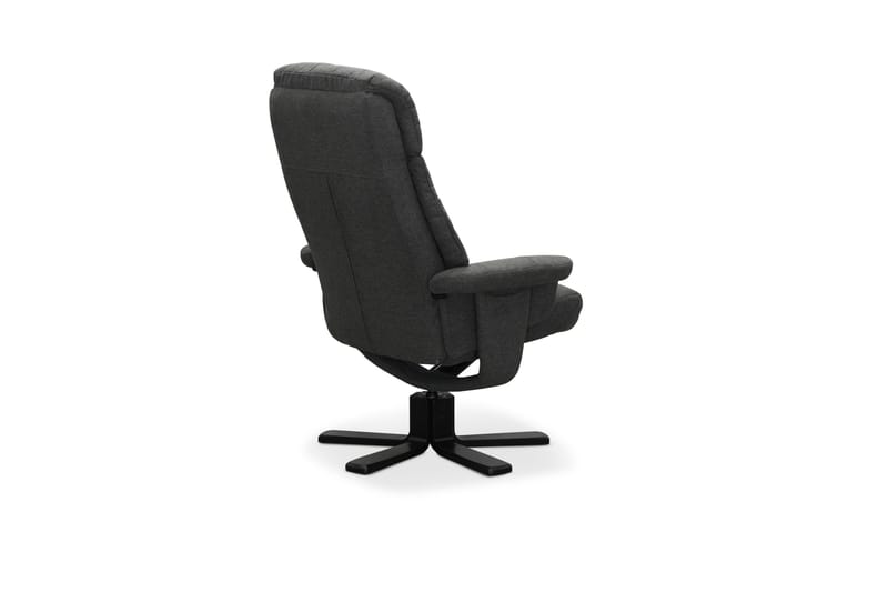 Sunar Fåtölj - Mörkgrå - Möbler - Stolar & fåtöljer - Fåtölj - Fåtölj med fotpall