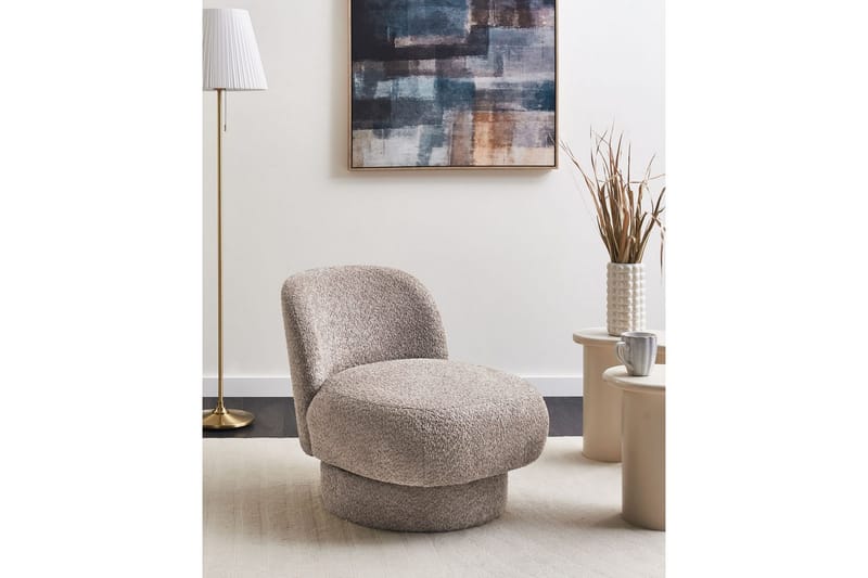 Svängbar fåtölj Aylo - Beige - Möbler - Stolar & fåtöljer - Fåtölj - Fåtölj utan armstöd