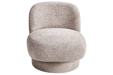 Svängbar fåtölj Aylo - Beige - Möbler - Stolar & fåtöljer - Fåtölj - Fåtölj utan armstöd