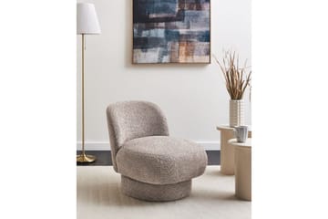 Svängbar fåtölj Aylo - Beige - Möbler - Stolar & fåtöljer - Fåtölj - Fåtölj utan armstöd