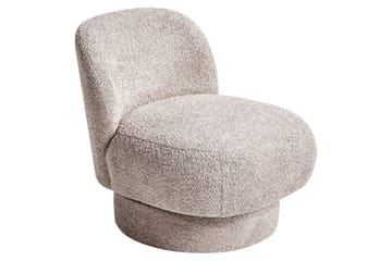 Svängbar fåtölj Aylo - Beige - Möbler - Stolar & fåtöljer - Fåtölj - Fåtölj utan armstöd