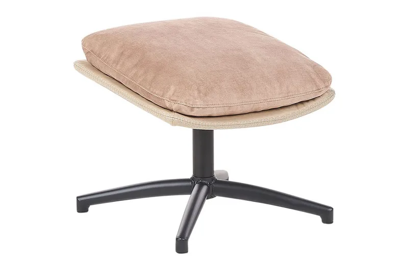 Svängbar fåtölj Eide - Beige, svart - Möbler - Stolar & fåtöljer - Fåtölj - Fåtölj utan armstöd