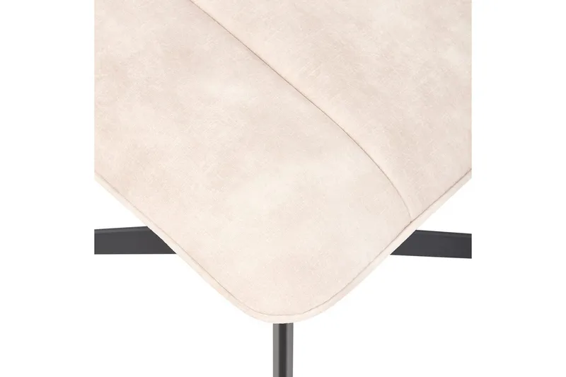 Svängbar fåtölj Lia - Beige, svart - Möbler - Stolar & fåtöljer - Fåtölj - Fåtölj utan armstöd