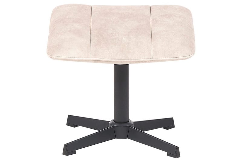 Svängbar fåtölj Lia - Beige, svart - Möbler - Stolar & fåtöljer - Fåtölj - Fåtölj utan armstöd