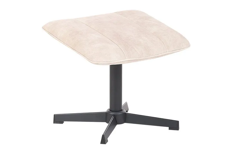 Svängbar fåtölj Lia - Beige, svart - Möbler - Stolar & fåtöljer - Fåtölj - Fåtölj utan armstöd