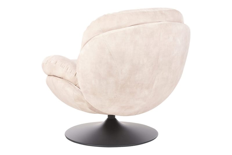Svängbar fåtölj Nolvik - Beige, svart - Möbler - Stolar & fåtöljer - Fåtölj - Fåtölj utan armstöd