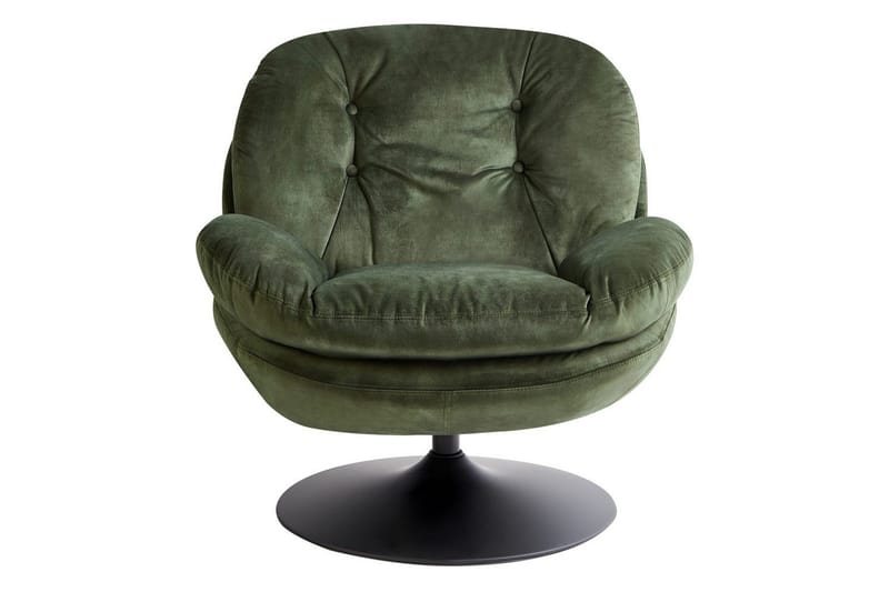 Svängbar fåtölj Nolvik - Grön, Svart - Möbler - Stolar & fåtöljer - Fåtölj - Fåtölj utan armst öd