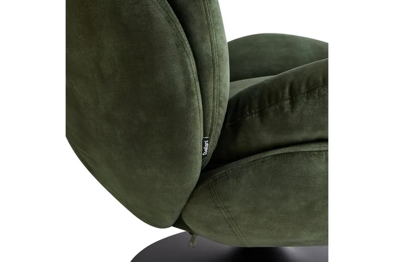 Svängbar fåtölj Nolvik - Grön, Svart - Möbler - Stolar & fåtöljer - Fåtölj - Fåtölj utan armstöd