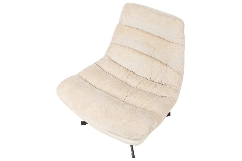 Svängbar fåtölj Tovik - Beige, svart - Möbler - Stolar & fåtöljer - Fåtölj - Fåtölj utan armstöd