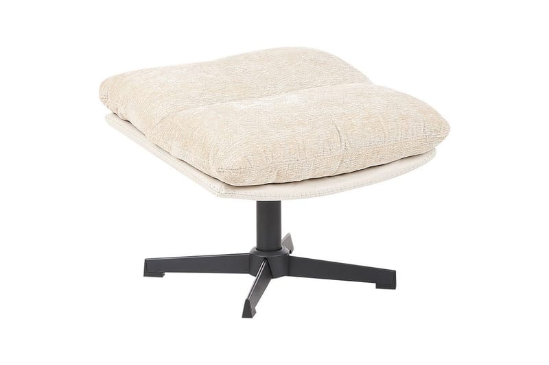 Svängbar fåtölj Tovik - Beige, svart - Möbler - Stolar & fåtöljer - Fåtölj - Fåtölj utan armstöd