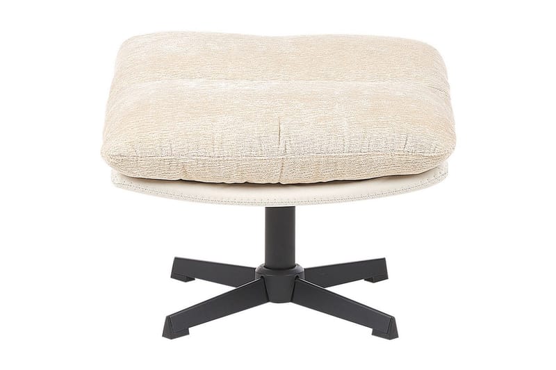 Svängbar fåtölj Tovik - Beige, svart - Möbler - Stolar & fåtöljer - Fåtölj - Fåtölj utan armstöd