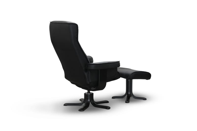 Tateo Fåtölj Läder - Svart - Möbler - Stolar & fåtöljer - Fåtölj - Biofåtölj & reclinerfåtölj