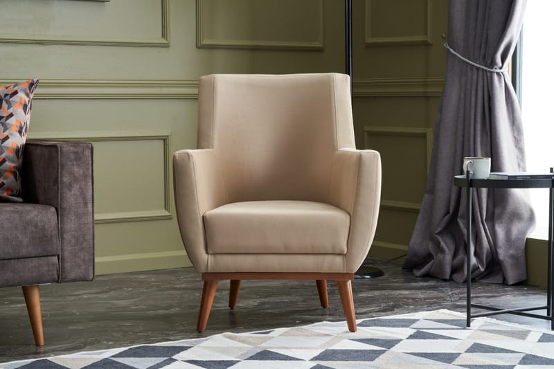 Temuka Fåtölj - Cream - Möbler - Stolar & fåtöljer - Fåtölj