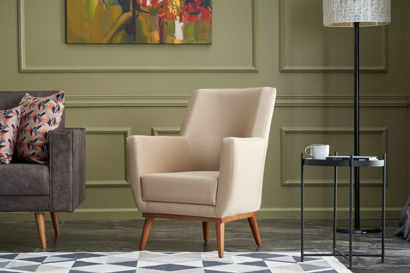 Temuka Fåtölj - Cream - Möbler - Stolar & fåtöljer - Fåtölj