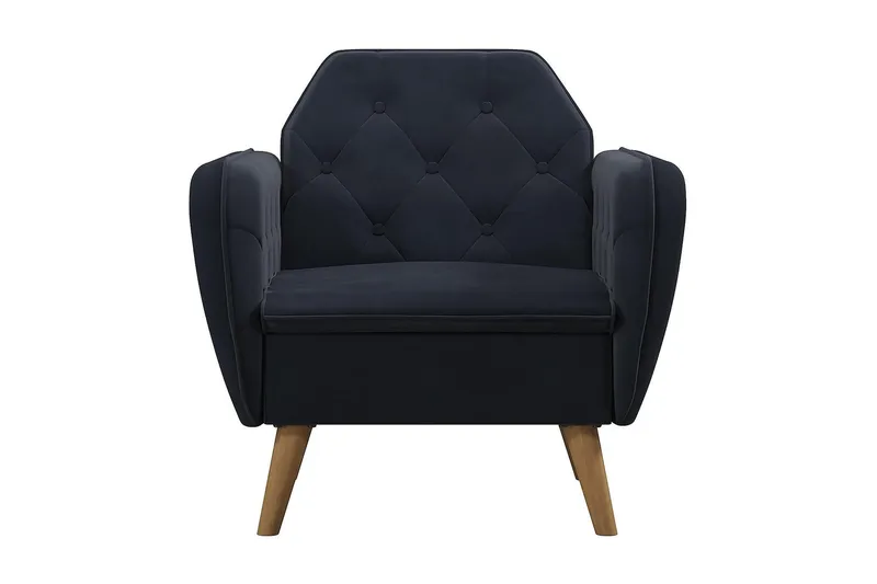 Teresa Fåtölj Sammet/Blå - Novogratz - Möbler - Stolar & fåtöljer - Fåtölj