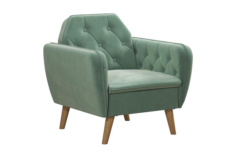Teresa Fåtölj Sammet/Ljusgrön, Novogratz