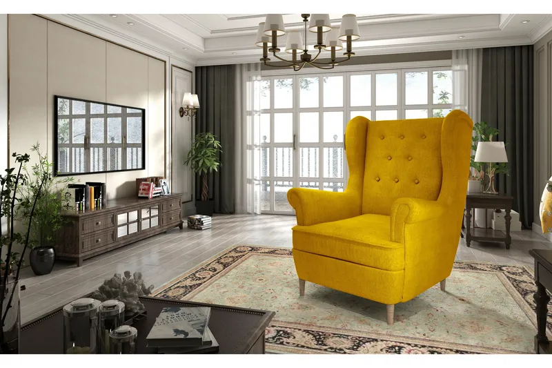 Tiny Fåtölj - Gul - Möbler - Stolar & fåtöljer - Fåtölj