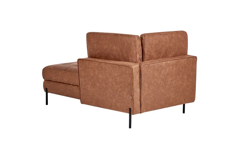 Toliman Schäslong 172 cm Vänster - Brun/Svart - Möbler - Stolar & fåtöljer - Fåtölj - Schäslongfåtölj & divanfåtölj