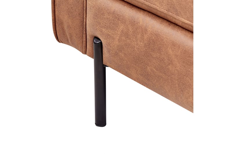 Toliman Schäslong 172 cm Vänster - Brun/Svart - Möbler - Stolar & fåtöljer - Fåtölj - Schäslongfåtölj & divanfåtölj