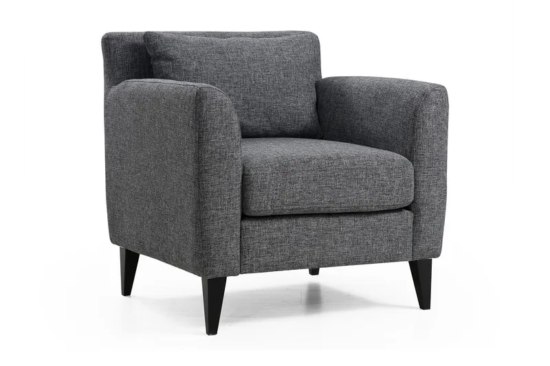 Tomski Fåtölj med Armstöd, Grå