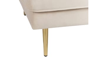 Topo Schäslong 171 cm Vänster - Beige/Guld - Möbler - Stolar & fåtöljer - Fåtölj - Schäslongfåtölj & divanfåtölj