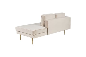 Topo Schäslong 171 cm Vänster - Beige/Guld - Möbler - Stolar & fåtöljer - Fåtölj - Schäslongfåtölj & divanfåtölj