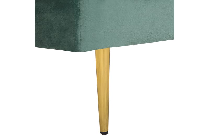 Topo Schäslong 171 cm Vänster - Guld/Grön - Möbler - Stolar & fåtöljer - Fåtölj - Schäslongfåtölj & divanfåtölj