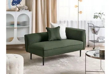 Toyoki Schäslong 138 cm Höger - Svart/Grön - Möbler - Stolar & fåtöljer - Fåtölj - Schäslongfåtölj & divanfåtölj