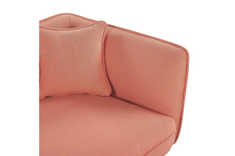 Toyoki Schäslong 138 cm Höger - Svart/Rosa - Möbler - Stolar & fåtöljer - Fåtölj - Schäslongfåtölj & divanfåtölj