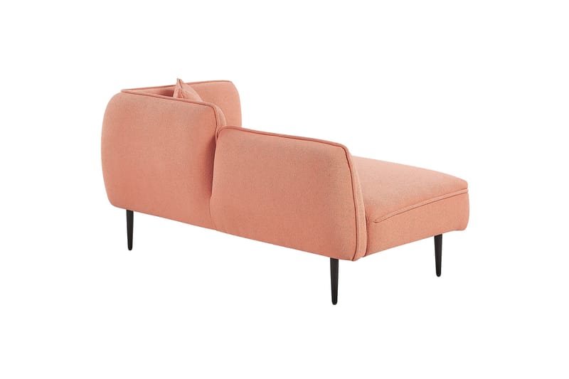 Toyoki Schäslong 138 cm Höger - Svart/Rosa - Möbler - Stolar & fåtöljer - Fåtölj - Schäslongfåtölj & divanfåtölj