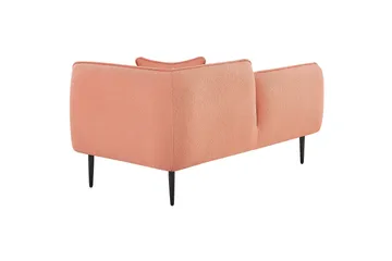 Toyoki Schäslong 138 cm Höger - Svart/Rosa - Möbler - Stolar & fåtöljer - Fåtölj - Schäslongfåtölj & divanfåtölj
