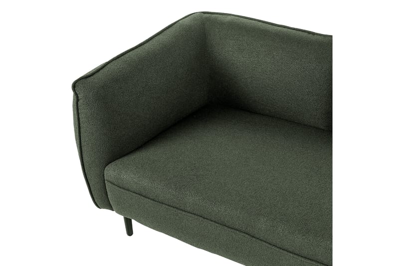 Toyoki Schäslong 138 cm Vänster - Svart/Grön - Möbler - Stolar & fåtöljer - Fåtölj - Schäslongfåtölj & divanfåtölj