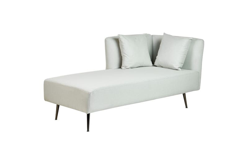 Toyoko Schäslong 156 cm Höger - Svart/Grön - Möbler - Stolar & fåtöljer - Fåtölj - Schäslongfåtölj & divanfåtölj