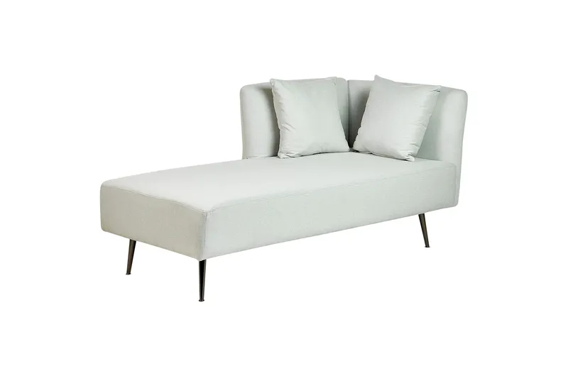 Toyoko Schäslong 156 cm Höger - Svart/Grön - Möbler - Stolar & fåtöljer - Fåtölj - Schäslongfåtölj & divanfåtölj