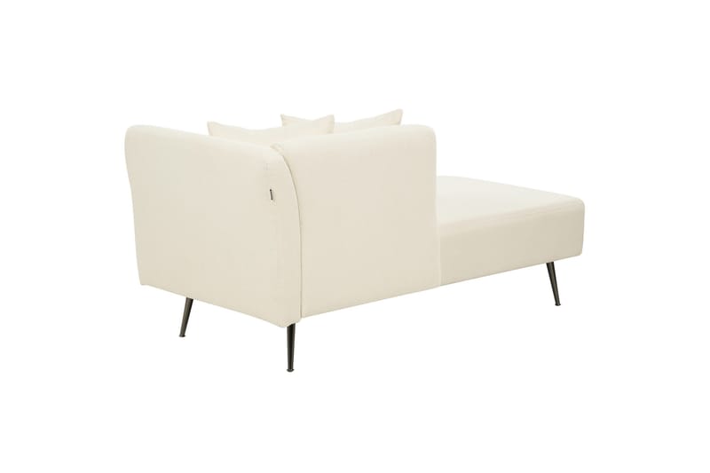 Toyoko Schäslong 156 cm Höger - Svart/Vit - Möbler - Stolar & fåtöljer - Fåtölj - Schäslongfåtölj & divanfåtölj