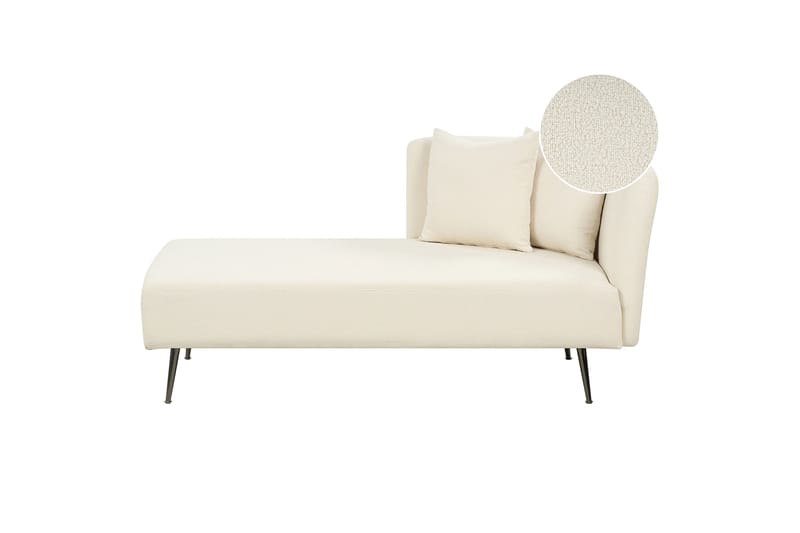 Toyoko Schäslong 156 cm Höger - Svart/Vit - Möbler - Stolar & fåtöljer - Fåtölj - Schäslongfåtölj & divanfåtölj