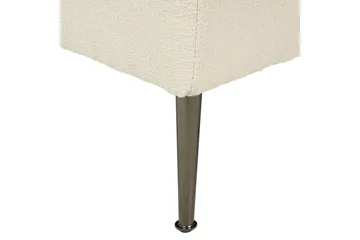 Toyoko Schäslong 156 cm Höger - Svart/Vit - Möbler - Stolar & fåtöljer - Fåtölj - Schäslongfåtölj & divanfåtölj
