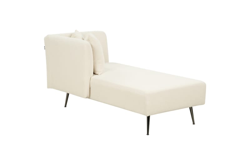 Toyoko Schäslong 156 cm Höger - Svart/Vit - Möbler - Stolar & fåtöljer - Fåtölj - Schäslongfåtölj & divanfåtölj