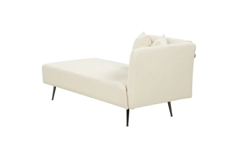 Toyoko Schäslong 156 cm Höger - Svart/Vit - Möbler - Stolar & fåtöljer - Fåtölj - Schäslongfåtölj & divanfåtölj